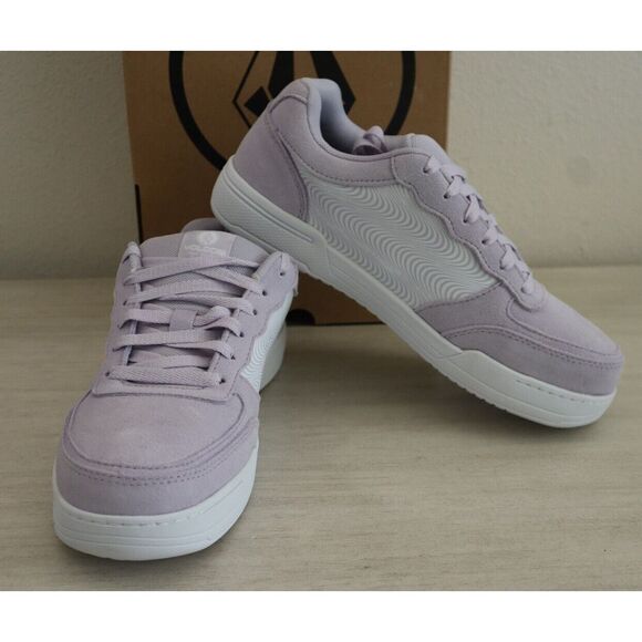 Volcom Workwear Women’s Sz 9M Orchid/White Hybrid EH Comp Toe Work Shoes - Picture 2 of 11